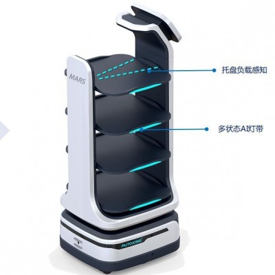 新款智能送餐机器人餐厅火锅酒店上菜端菜多国语言全自动服务员图2