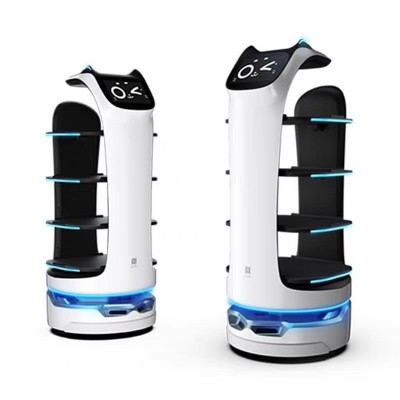 智能传菜机器人送餐送菜上菜跑堂多国语言海外出口商用多国语言图1