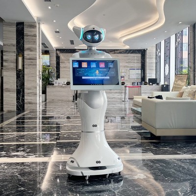 智能展厅图书馆机器人党建馆景区实验室博览会服务迎宾接待导览对图2