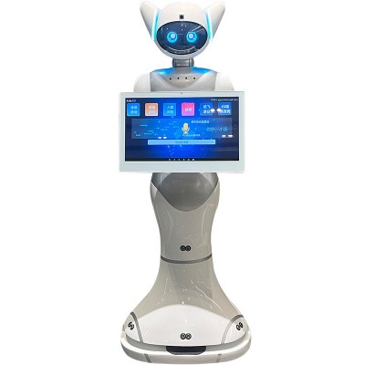 智能展厅图书馆机器人党建馆景区实验室博览会服务迎宾接待导览对图5