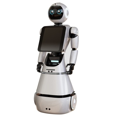 智能迎宾机器人学校展厅党建政务对话大模型讲解导览有储物柜送物图5