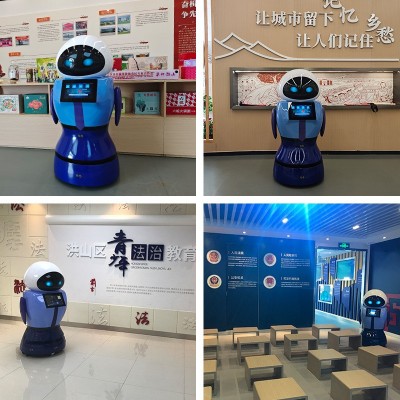 学校酒店商场讲解送餐接待前台导购服务AI对话智能迎宾展厅机器人图4