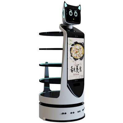 智能送餐机器人酒店餐厅饭店宴席商场颁奖展会配送传送物品商场图4