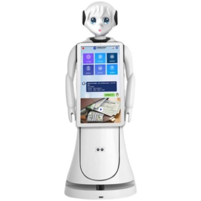 艾米迎宾智能机器人讲解广告视频语音交互人形展厅机器人政府学校图5