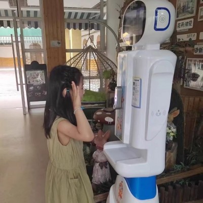 阿童目健康晨检智能机器人学校指定幼儿园测体温重身高自动刷卡机图4