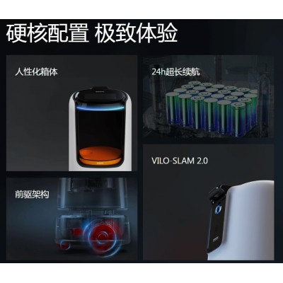 智能送餐机器人酒店客房楼宇外卖全自动配送送物送货多层自搭电梯图3