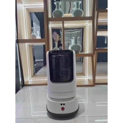 智能送餐机器人酒店客房楼宇外卖全自动配送送物送货多层自搭电梯图5