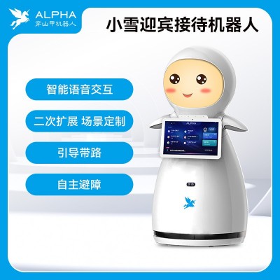 穿山甲小雪展厅图书馆智能机器人幼儿园小学引路迎宾接待机器人图2