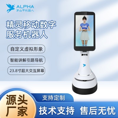 穿山甲精灵服务机器人虚拟形象智能讲解迎宾机器人服务机器人图1