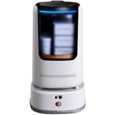 九号飞碟酒店智能送餐机器人送物送外卖自动服务乘梯打电话配送楼图2