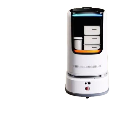 九号飞碟酒店智能送餐机器人送物送外卖自动服务乘梯打电话配送楼图4