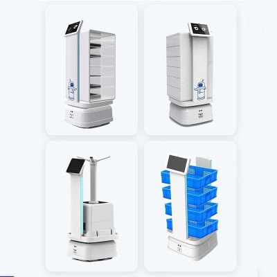 智能工业送物机器人AGV搬运车工厂车间无人配送机器200KG自动送货图3