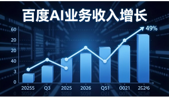 百度AI业务收入136亿元，同比增长49%